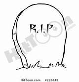 Coloring Pages Gravestone Getcolorings Outline sketch template