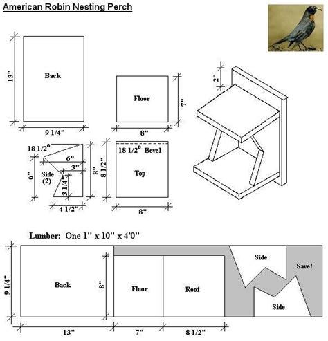 unique cardinal bird house plans  home plans design