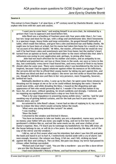 aqa paper  question   papers gcse english language tuitionkit