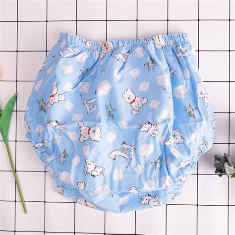 free shipping fuubuu2209 bear m waterproof pants adult diaper