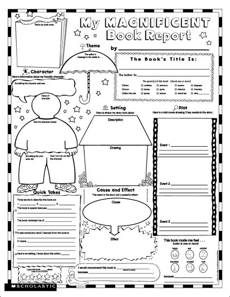 images  fiction book report printable fiction book report