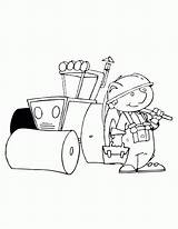 Coloring Construction Pages Equipment Popular sketch template