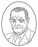 Lyndon Johnson Bush George Clipart President Coloring 43rd Mini Clip Poster Clipground 36th Getdrawings Drawing sketch template