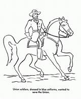 Soldier Abraham 1812 Colouring sketch template