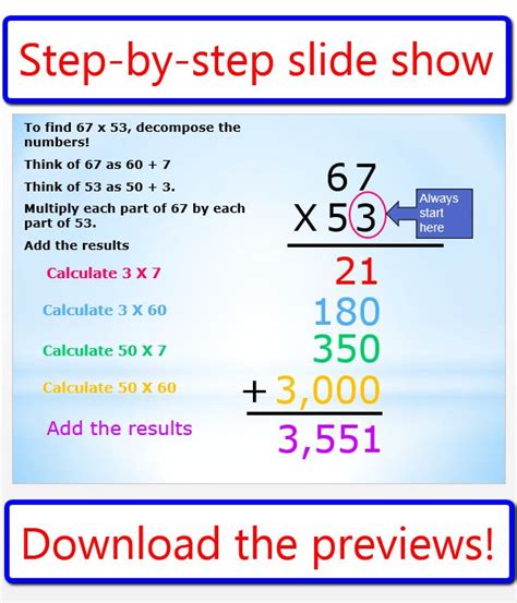 multiplication partial products worksheets printable word searches