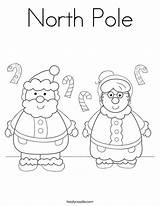 Coloring Claus Mrs Pole North Pages Santa Getcolorings Favorites Login Add Getdrawings Print sketch template
