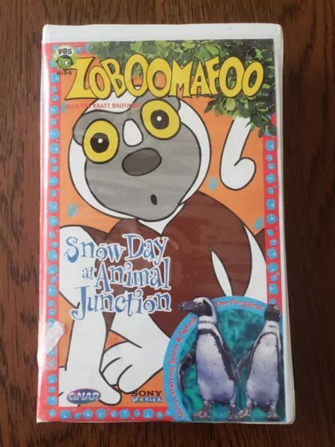 zoboomafoo snow day  animal junction vhs  kratt brothers pbs  picclick