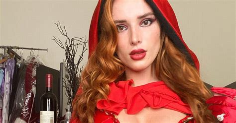 Bella Thorne S Boobs Escape Frontless Latex Halloween