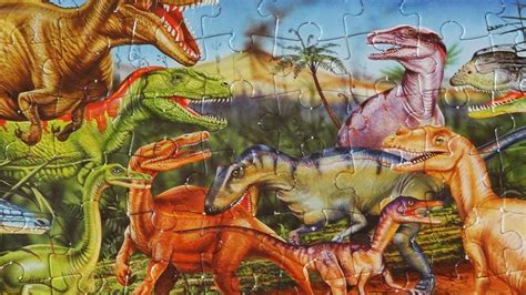 dinosaurs jigsaw puzzle animals game puzzle games rompecabezas kids