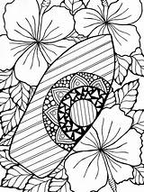 Zentangle Colouring sketch template