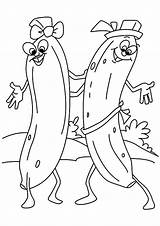 Banana Coloring Bananas Dancing Pages Fruits Printable Print Cartoon Game Parentune sketch template