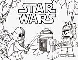Wars Star Christmas Coloring Pages Print Getcolorings Color Printable sketch template