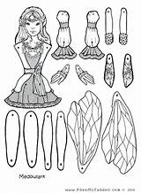 Coloring Pages Puppets Puppet Fairy Paper Dolls Printable Cut Crafts Pheemcfaddell Fairies Craft Doll Colouring Phee Meadowlark Assemble Getcolorings Printables sketch template