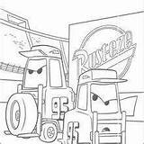 Cars Coloring Pages Chick Hicks Disney King Hollow Thunder Forklifts Color Mc Queen Printables Hellokids Racing Between sketch template