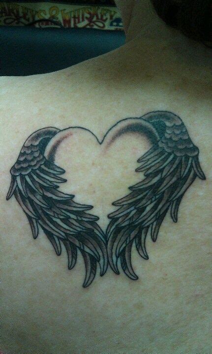 image result  heart shaped angel wing tattoos wings tattoo