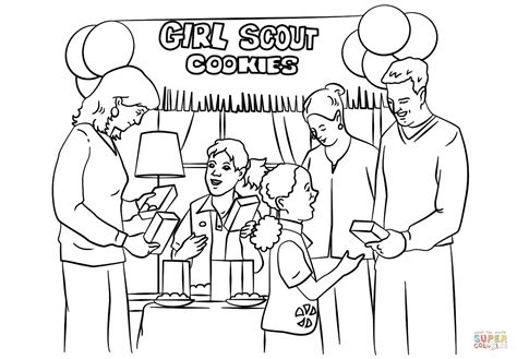 girl scout coloring pages  getcoloringscom  printable