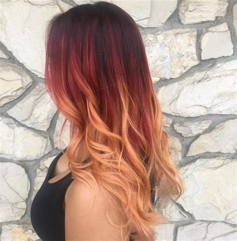 sizzling ombre hair color solutions  blond brown red  black hair