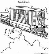 Thomas Coloring Toby Train Pages Engine Tank Friends Printable Hiro Drawing Color Books Print Le Sheets Book Filminspector Children Getdrawings sketch template