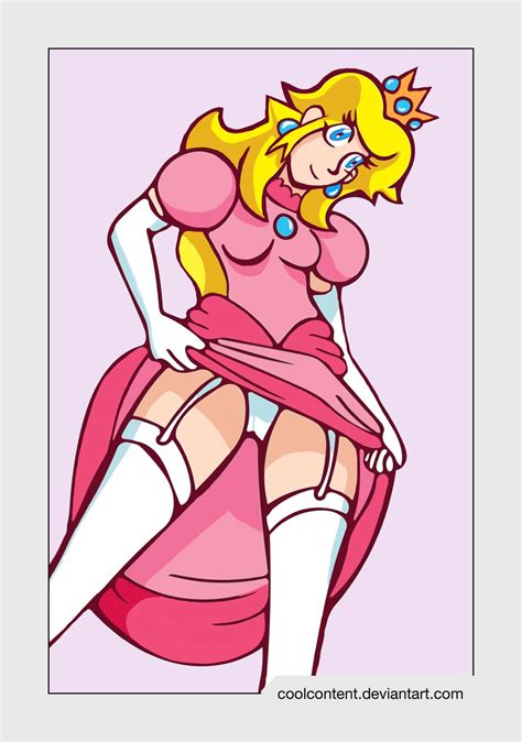 rule 34 coolcontent female female only garter belt human panties princess peach skirt lift