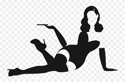 download girl silhouette clip art pin up model silhouette png