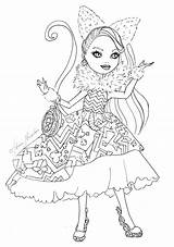 Coloring Ever After High Pages Kitty Cheshire Royal Printable Wonderland Madeline Hatter Girl Too Way Print Rebels Getcolorings Getdrawings Color sketch template