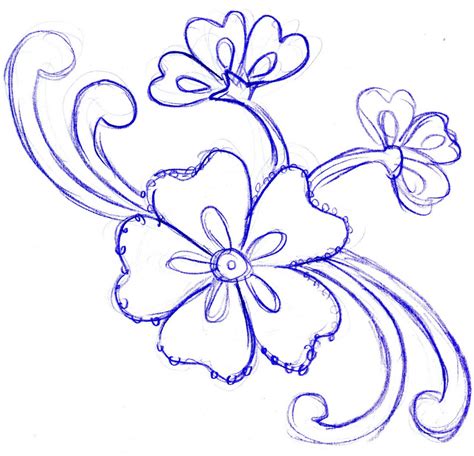 small flower drawing  getdrawings