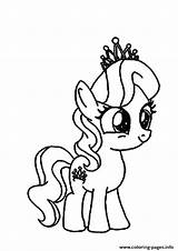 Pony Coloring Little Diamond Tiara Pages Scootaloo Printable Albert Einstein Color Print Books Online Unicorn Colouring Getcolorings Kids sketch template