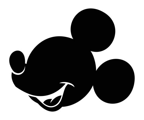 printable mickey mouse outline