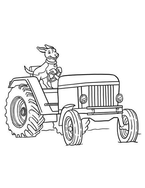 tractor coloring pages  kids tractors  construction