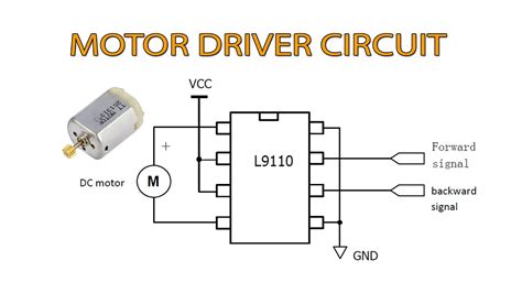 dc motor driver circuit   ic youtube