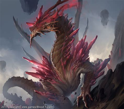 dragon  game blood tyrant johnnyd fantasy monster mythical