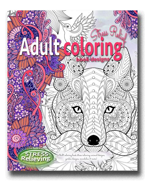 adult coloring book relaxation