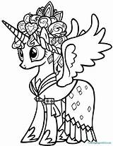 Pony Little Coloring Princess Pages Cadence Color Getcolorings Printable sketch template