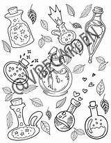 Potions sketch template