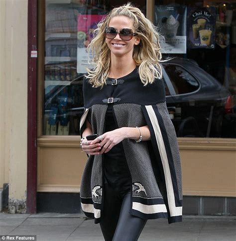 sarah harding shows off her slim pins in wet look leggings as she grabs a coffee daily mail online