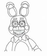 Bonnie Coloring Fnaf Toy Pages Freddy Chica Springtrap Fazbear Para Colorear Nights Five Mangle Dibujos Bunny Krueger Drawing Freddys Color sketch template