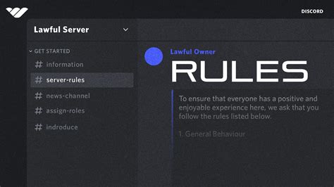 discord rules   server step  step guide