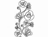 Rosaleda Roseto Roseraie Colorear Roseiral Desenho Acolore Coloritou Coloringcrew sketch template