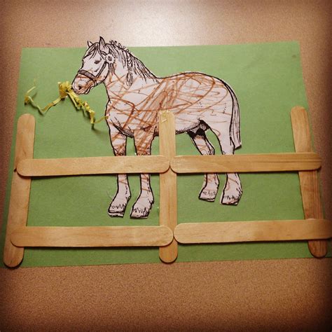 horse craft cute el rodeo crafts barn crafts cowboy crafts