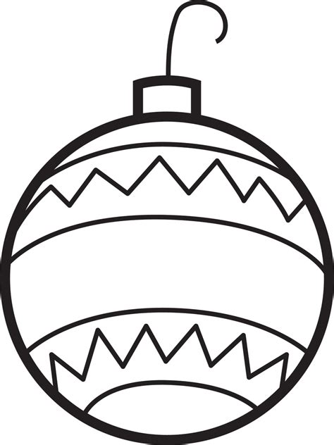 printable christmas ornaments coloring page  kids  supplyme