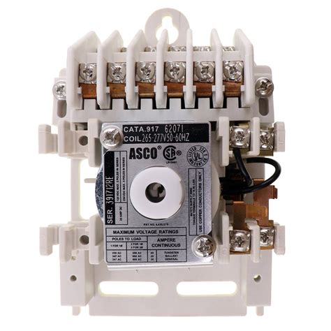 asco     lighting contactor  pole  amp   coil walmartcom