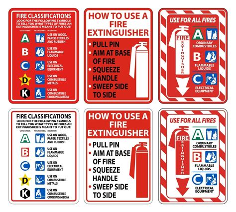 printable fire extinguisher instructions printable world holiday