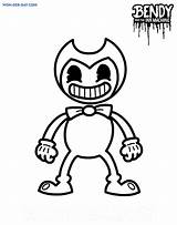 Bendy Stampare Animatronic Colorir sketch template