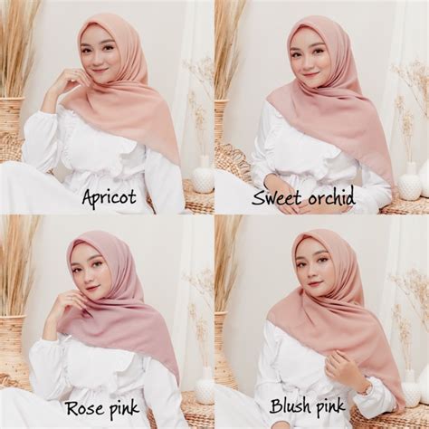 bella square  warna part  hijab segiempat shopee indonesia