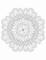 Marvelous Mandala sketch template