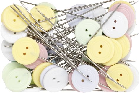 dritz flat button head pins pkg   ebay
