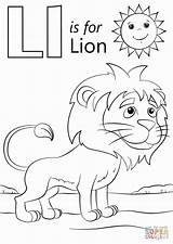 Coloring Lion Letter Pages Printable Alphabet Kids Preschool Supercoloring Color Sheets Worksheets Library Bible Animals Print Getcolorings Words Puzzle Super sketch template