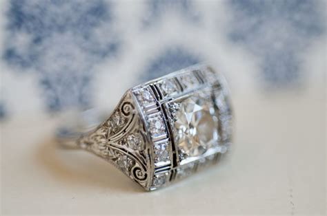 vintage inspired engagement ring