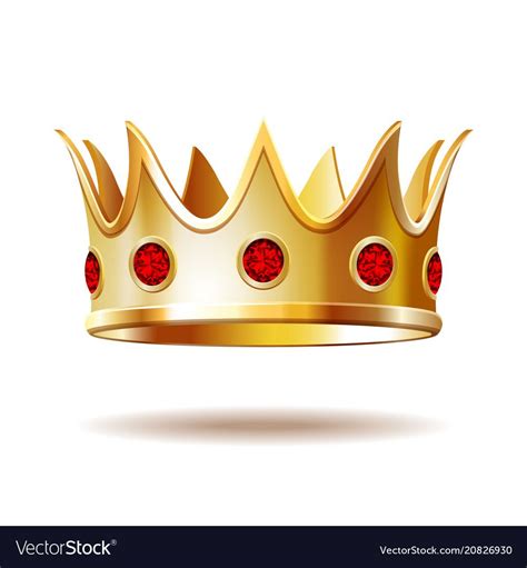 golden royal crown isolated on white royalty free vector crown royal