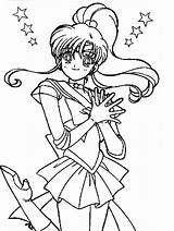 Coloring Sailor Pages Moon Amy Mini Jupiter Popular Library Clipart Coloringhome sketch template